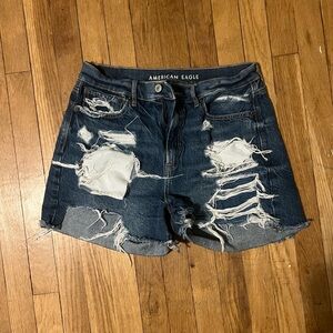 Distressed American eagle shorts